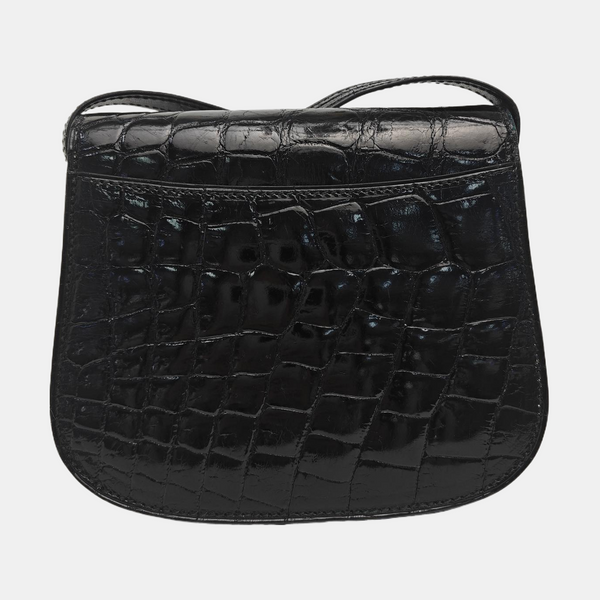 Calfskin Shoulder Bag Black