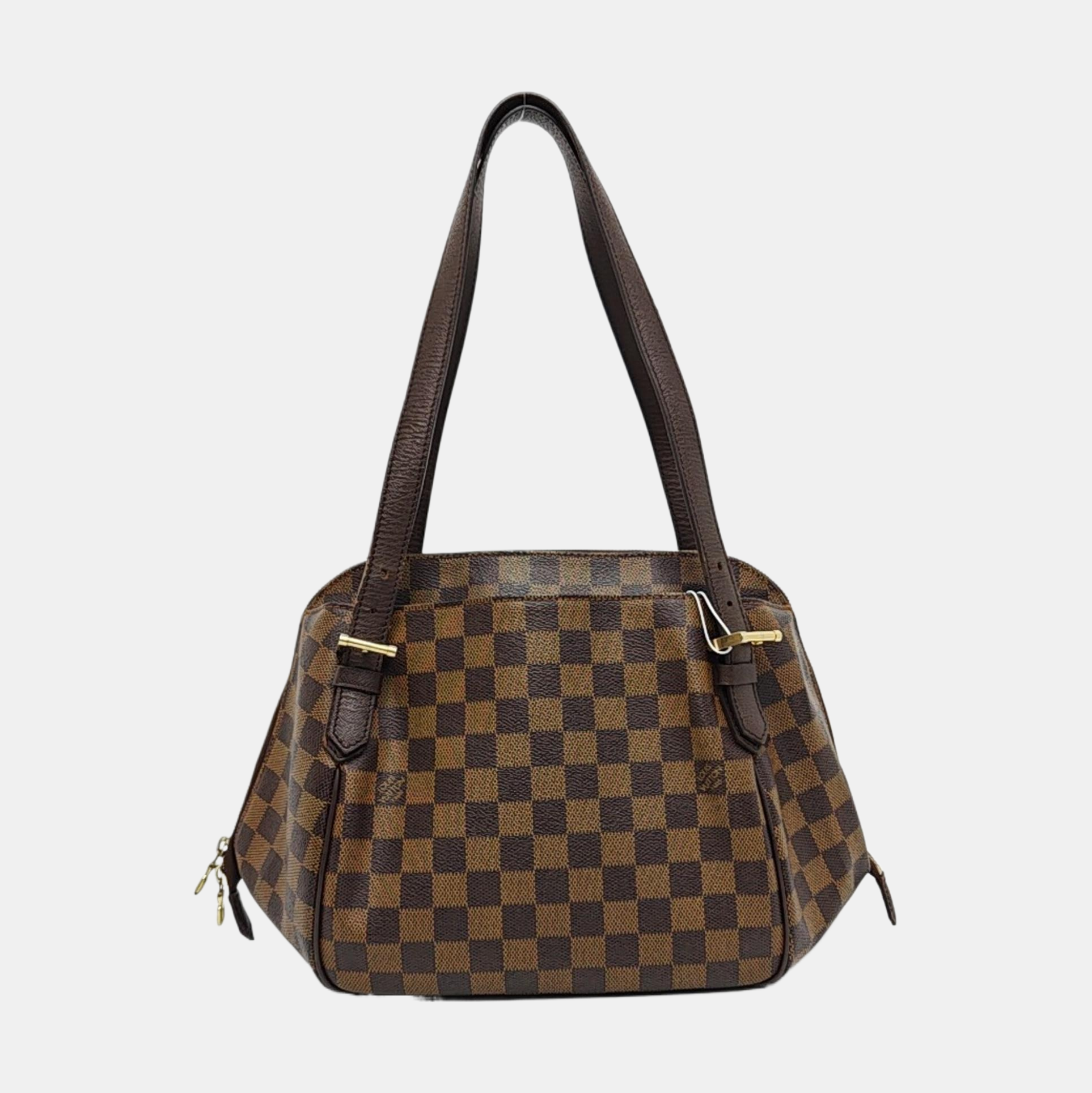 RIVINGTON Damier Ebene Coated Canvas Brown
