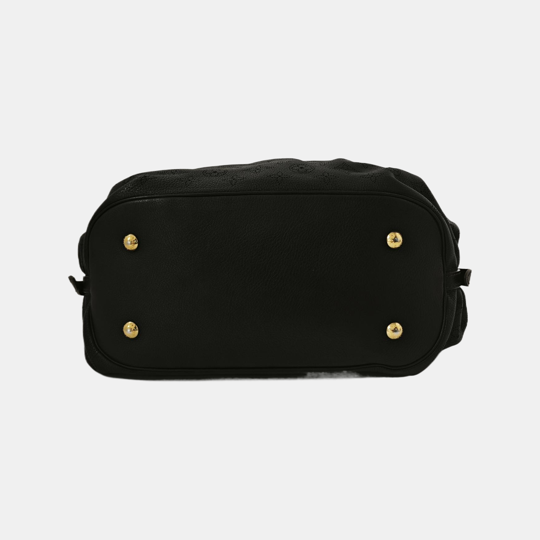 MAHINA Monogram Calfskin Black