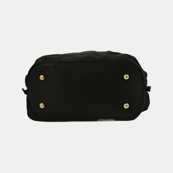 MAHINA Monogram Calfskin Black