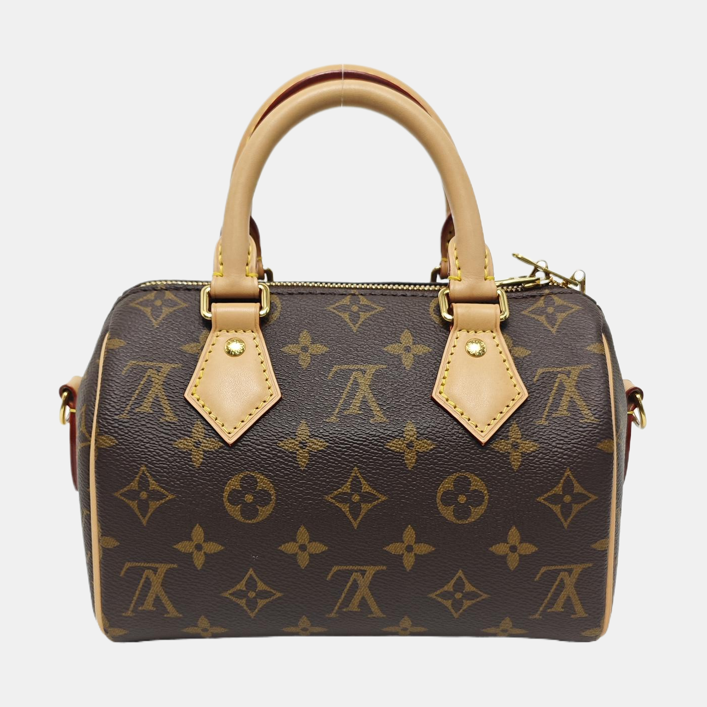 SPEEDY 20 Monogram Coated Canvas Brown