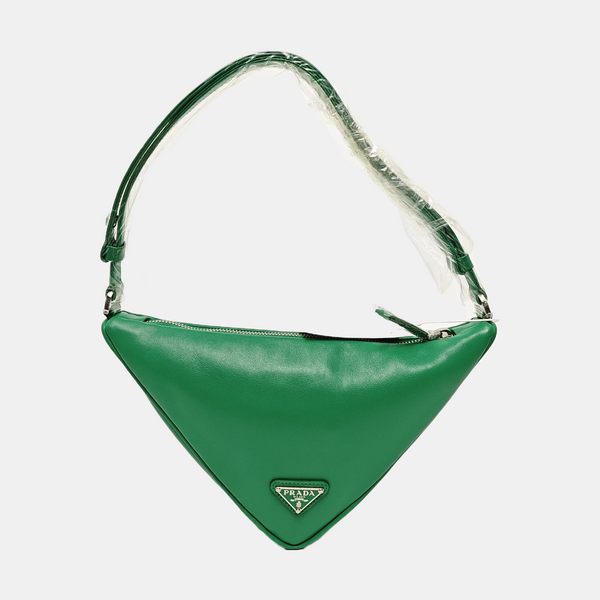 Triangle Calfskin Green