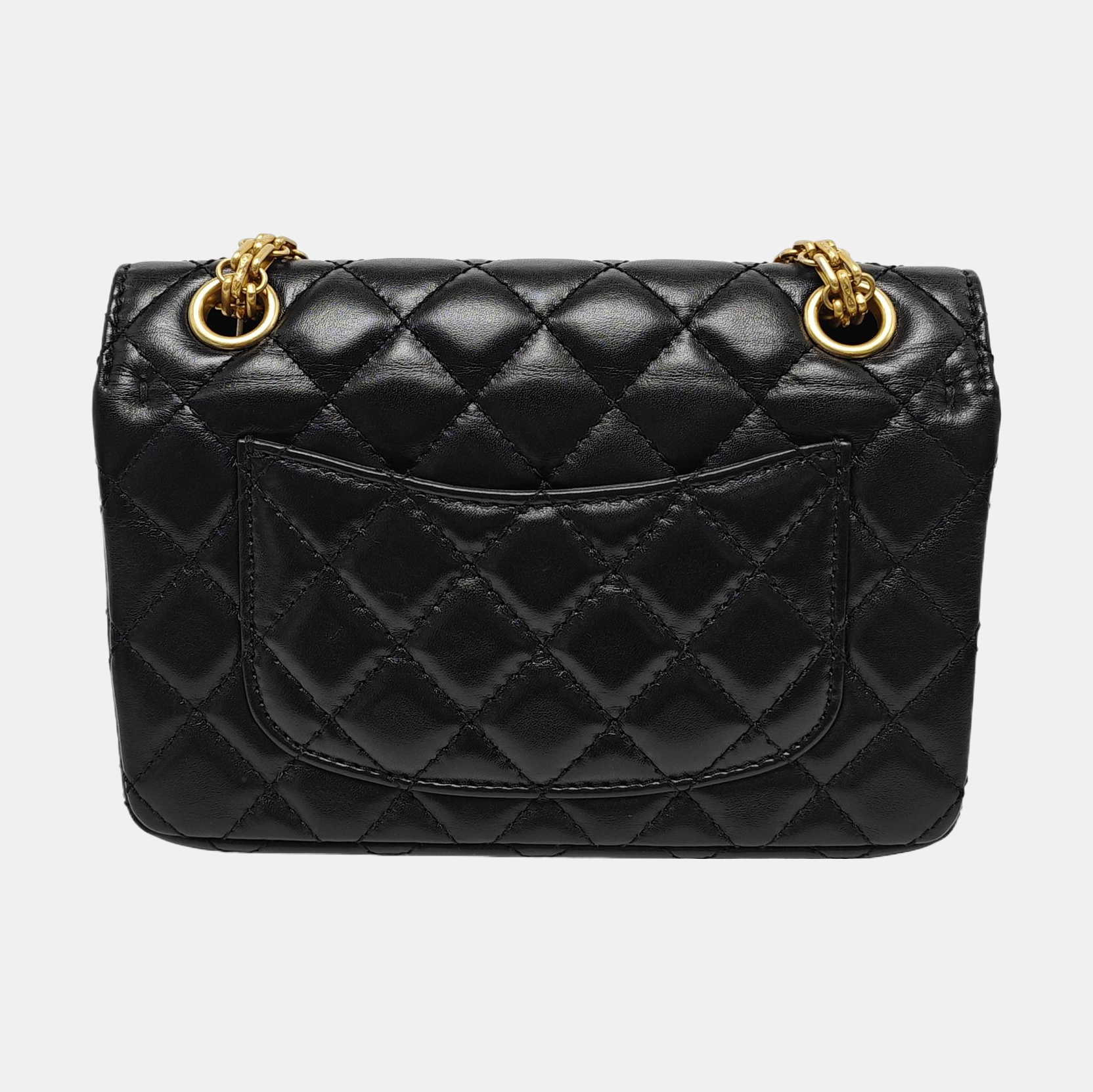 2.55 224 (mini) Quilted Vintage Calf Black