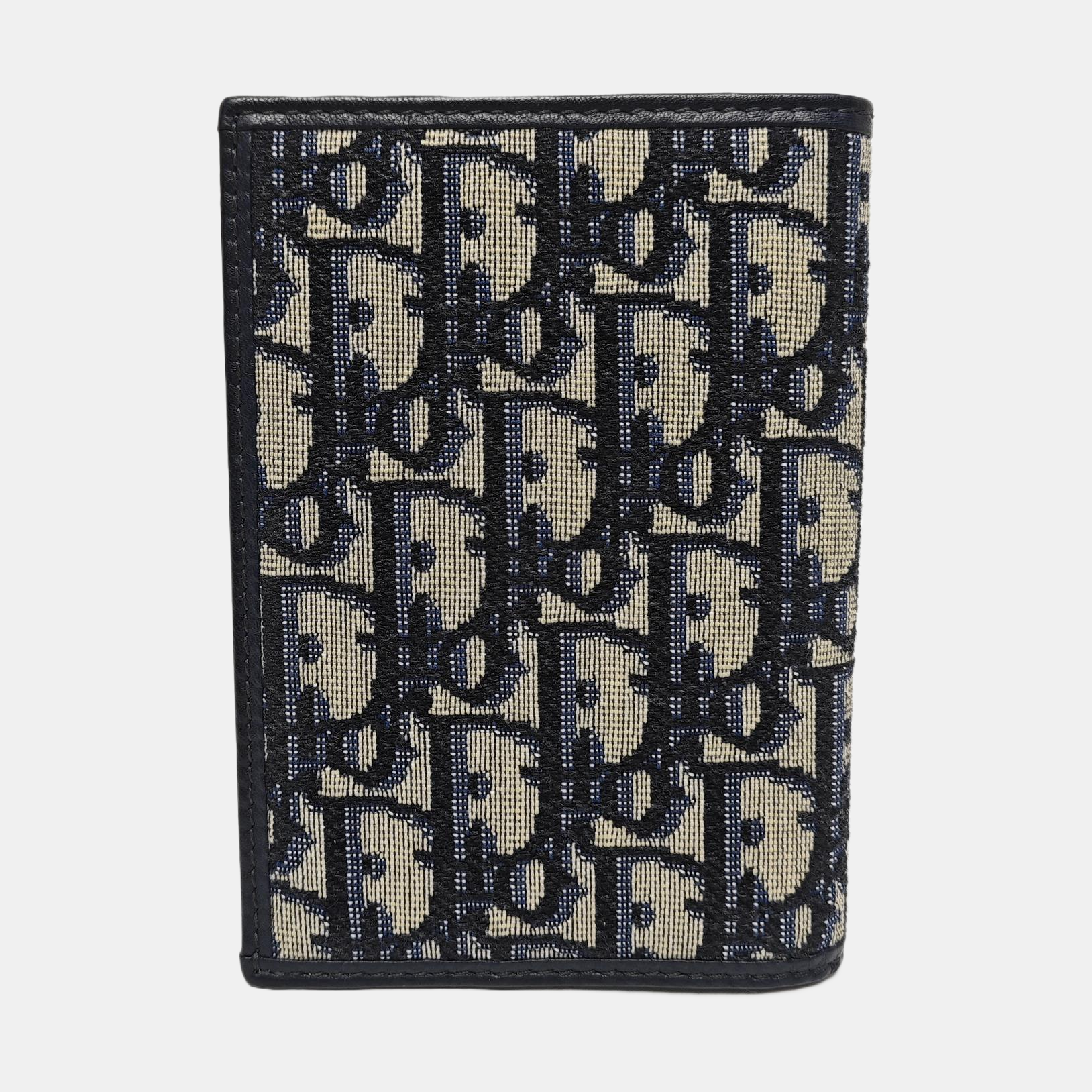 30 Montaigne Canvas Blue Wallet