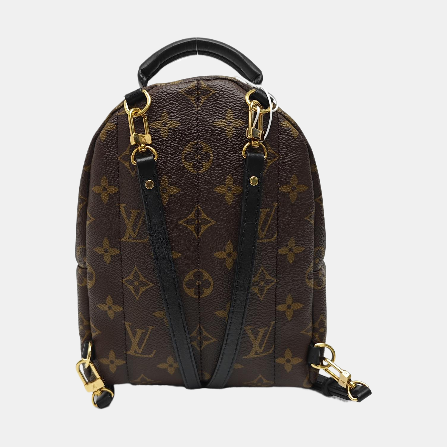 PALM SPRINGS Mini Monogram Coated Canvas Brown