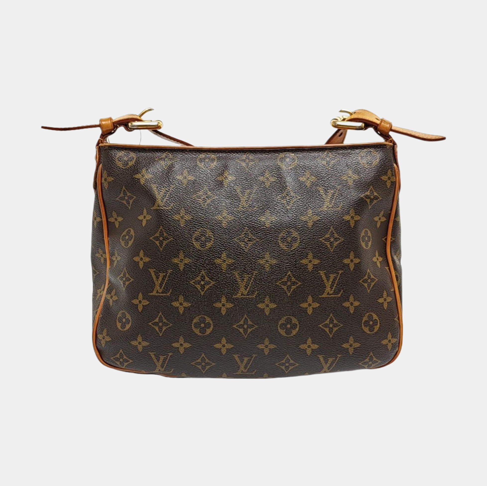 HUDSON GM Monogram Coated Canvas Brown
