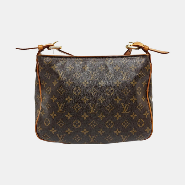 HUDSON GM Monogram Coated Canvas Brown