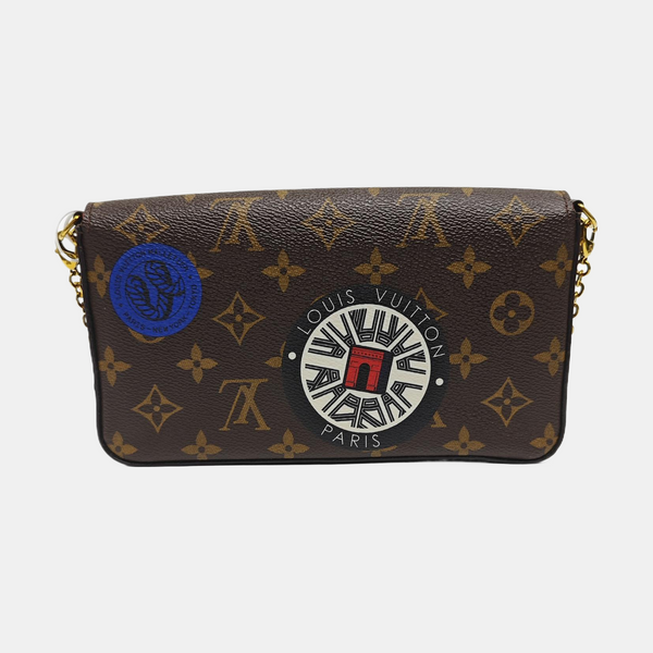 FÉLICIE Monogram Coated Canvas Brown