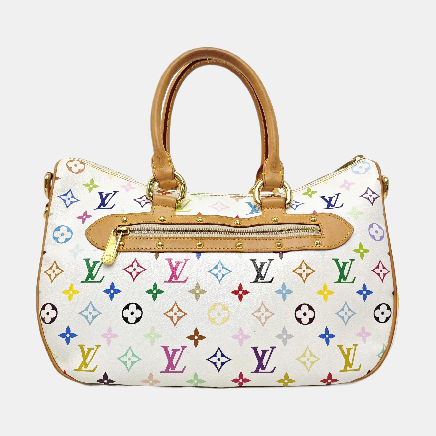 LV × TM RITA Monogram Coated Canvas White