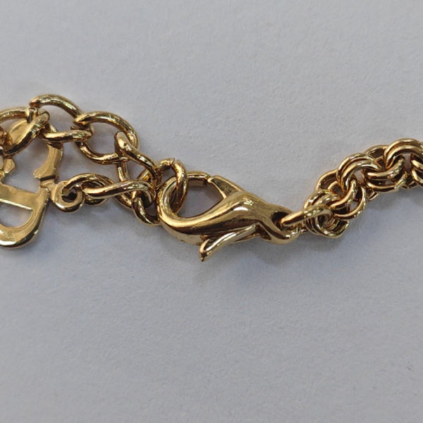 Petit CD Metal Gold Necklace