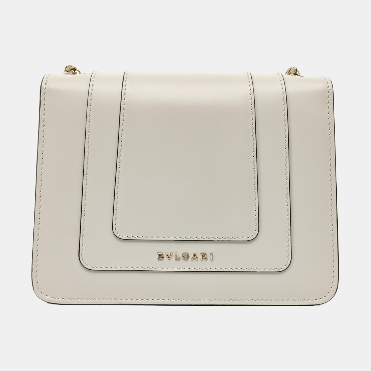SERPENTI FOREVER Small Calfskin White