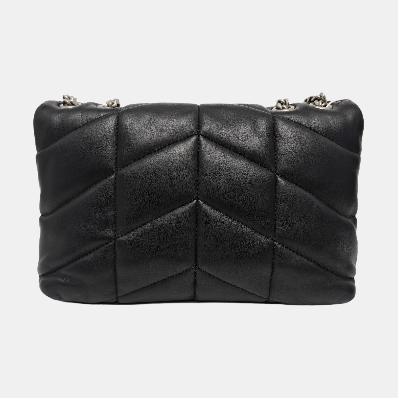 PUFFER TOY Mini Quilted Lambskin Black