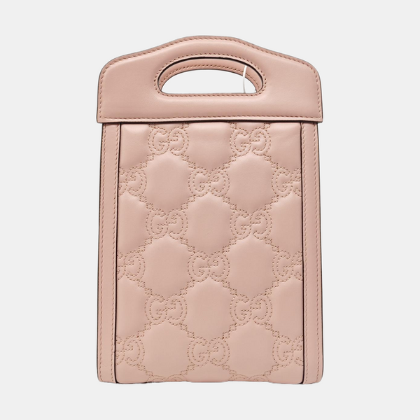 Quilted Calfskin Shoulder Bag Pink