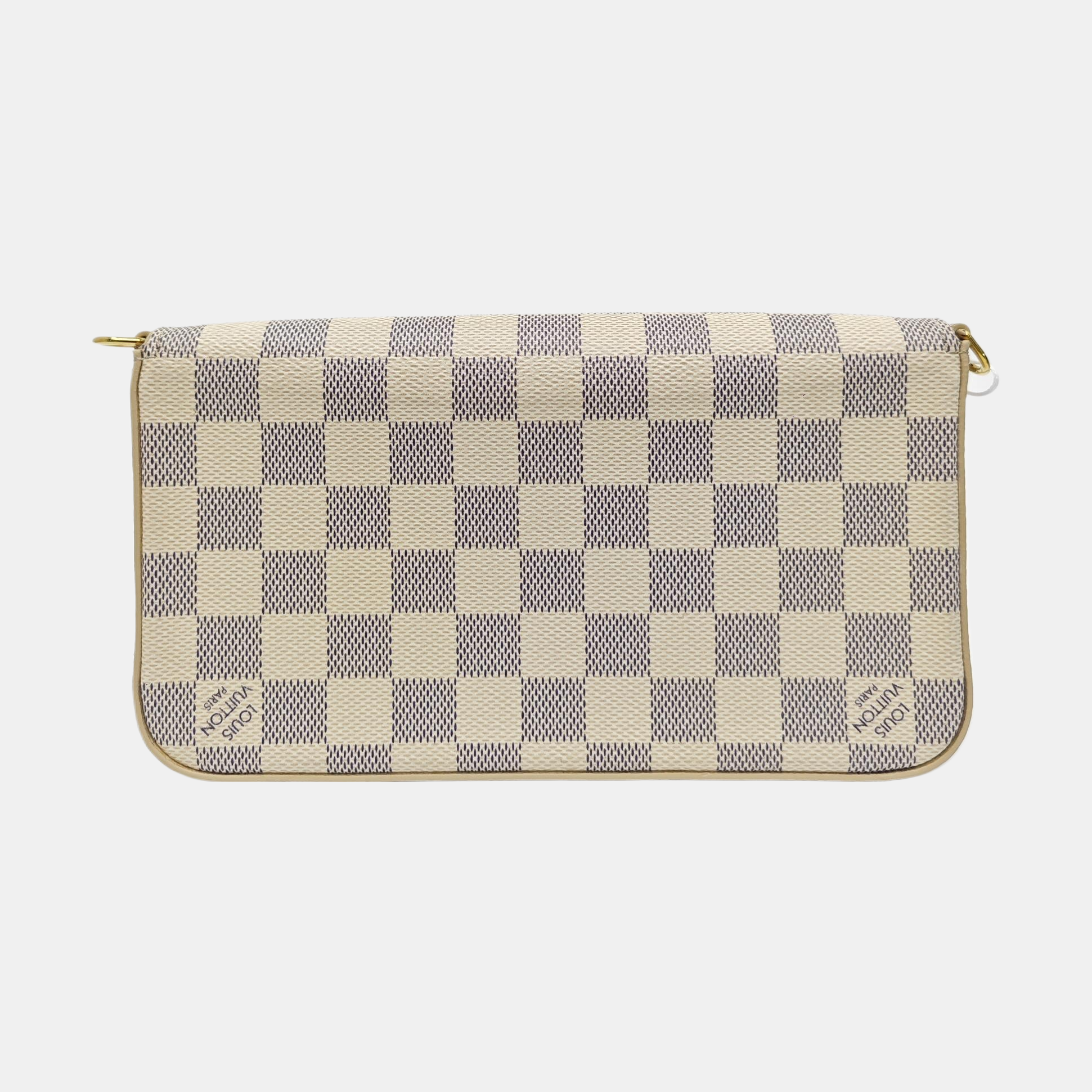 FÉLICIE Damier Azur Coated Canvas White