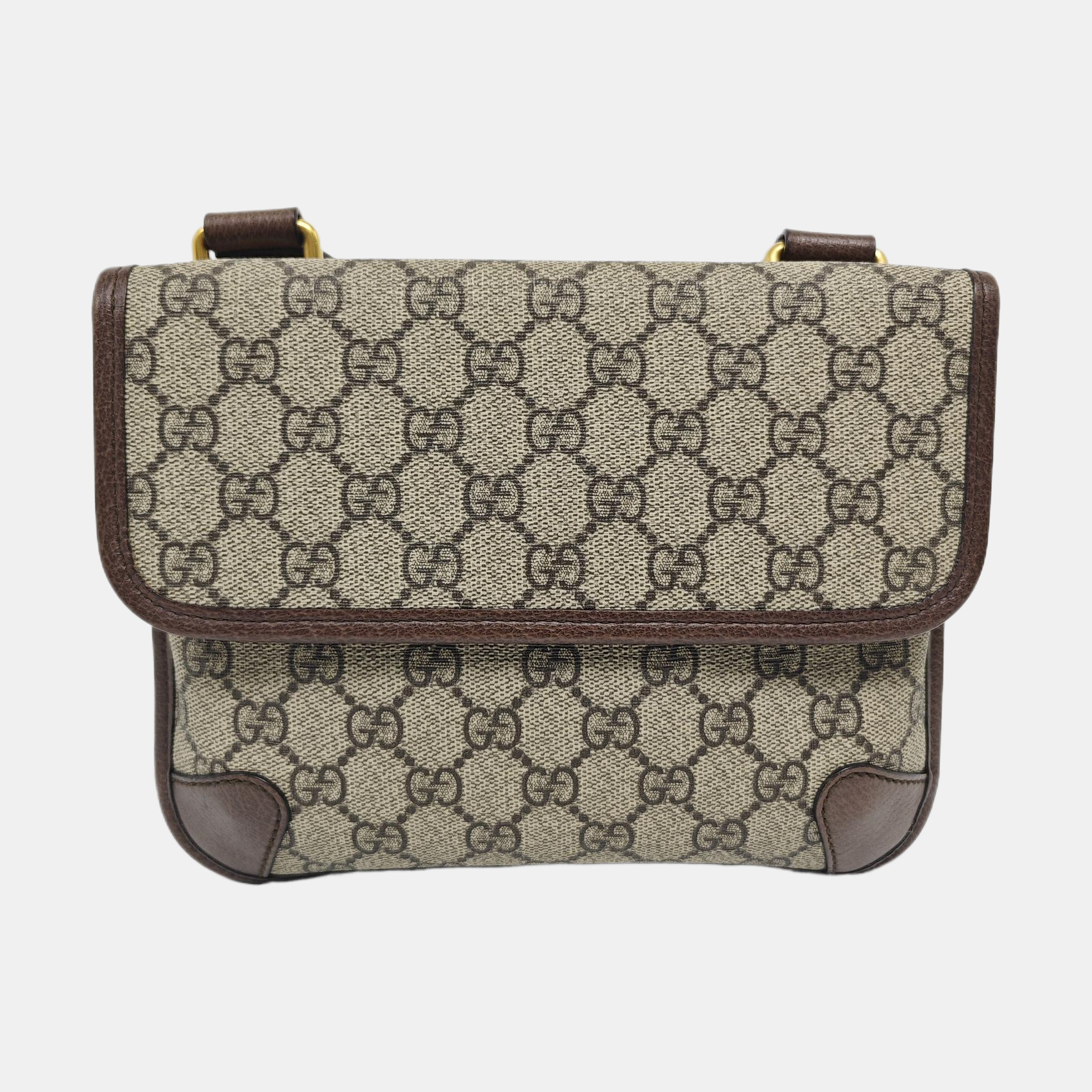 Neo Vintage Small Monogram Coated Canvas Beige
