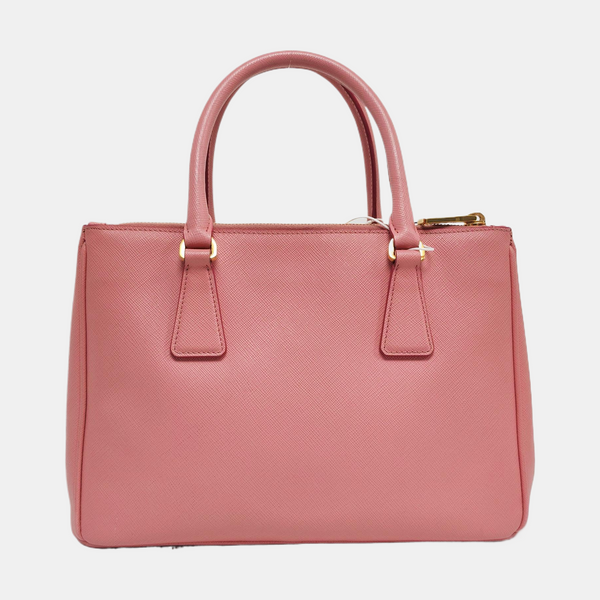 Galleria Small Saffiano Calfskin Pink