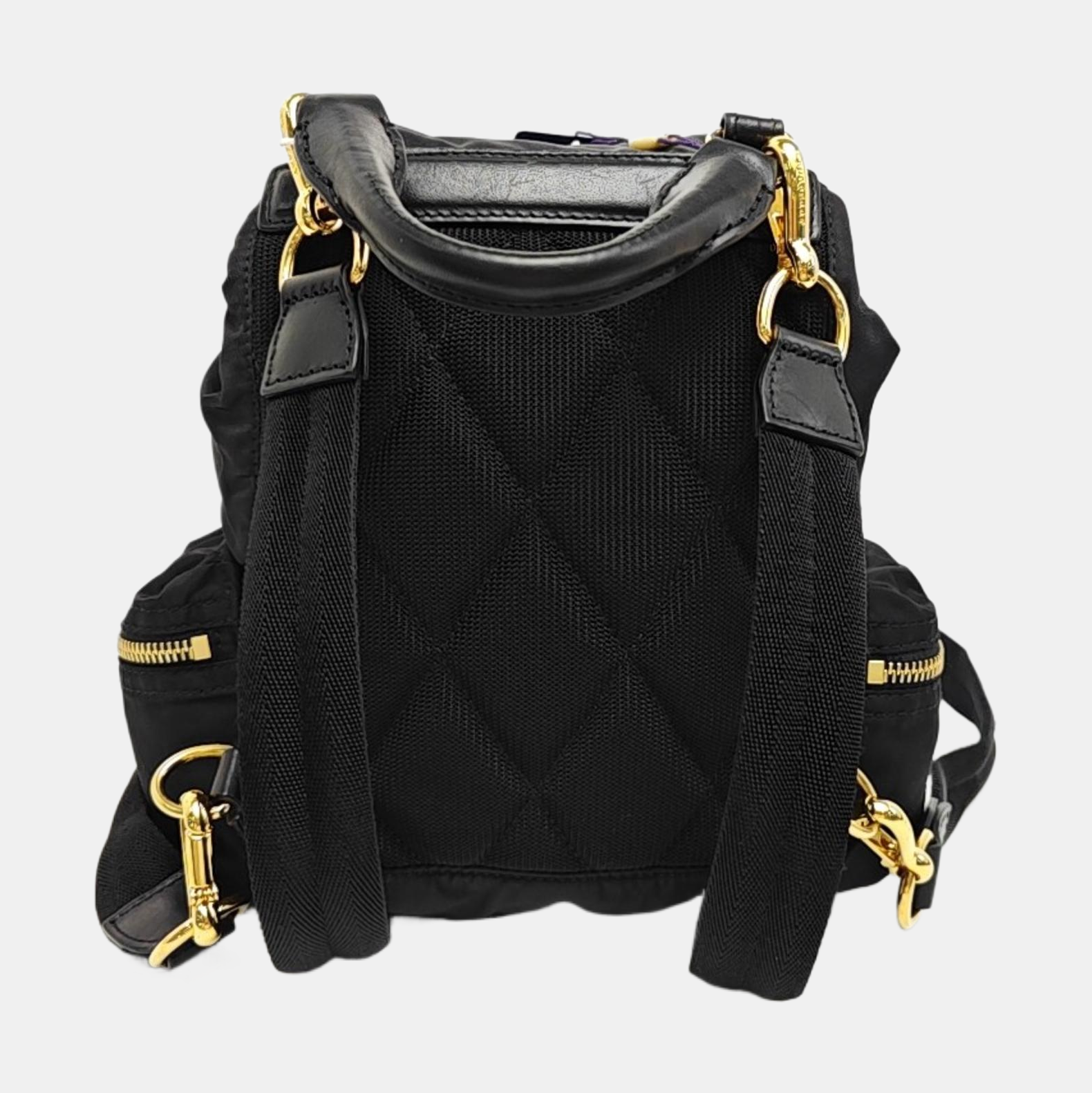 The Rucksack Nylon Black