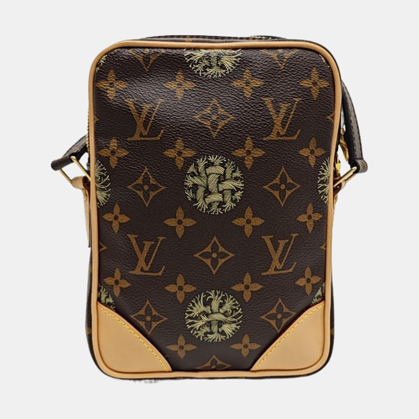 AMAZON Monogram Coated Canvas Brown