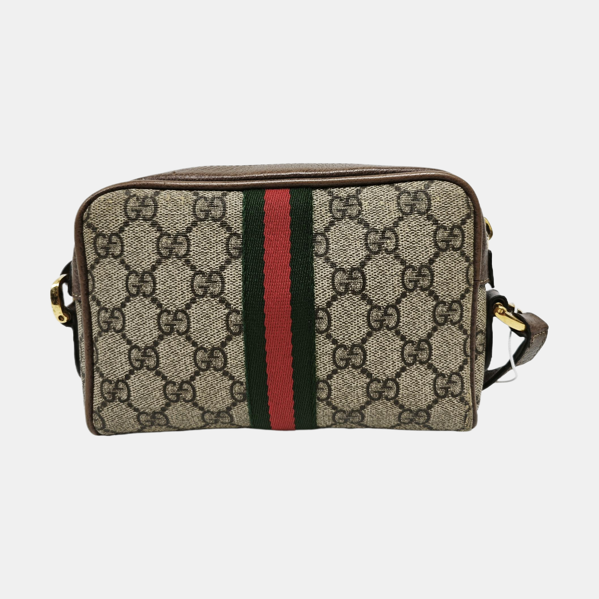 Ophidia Mini Monogram Coated Canvas Beige