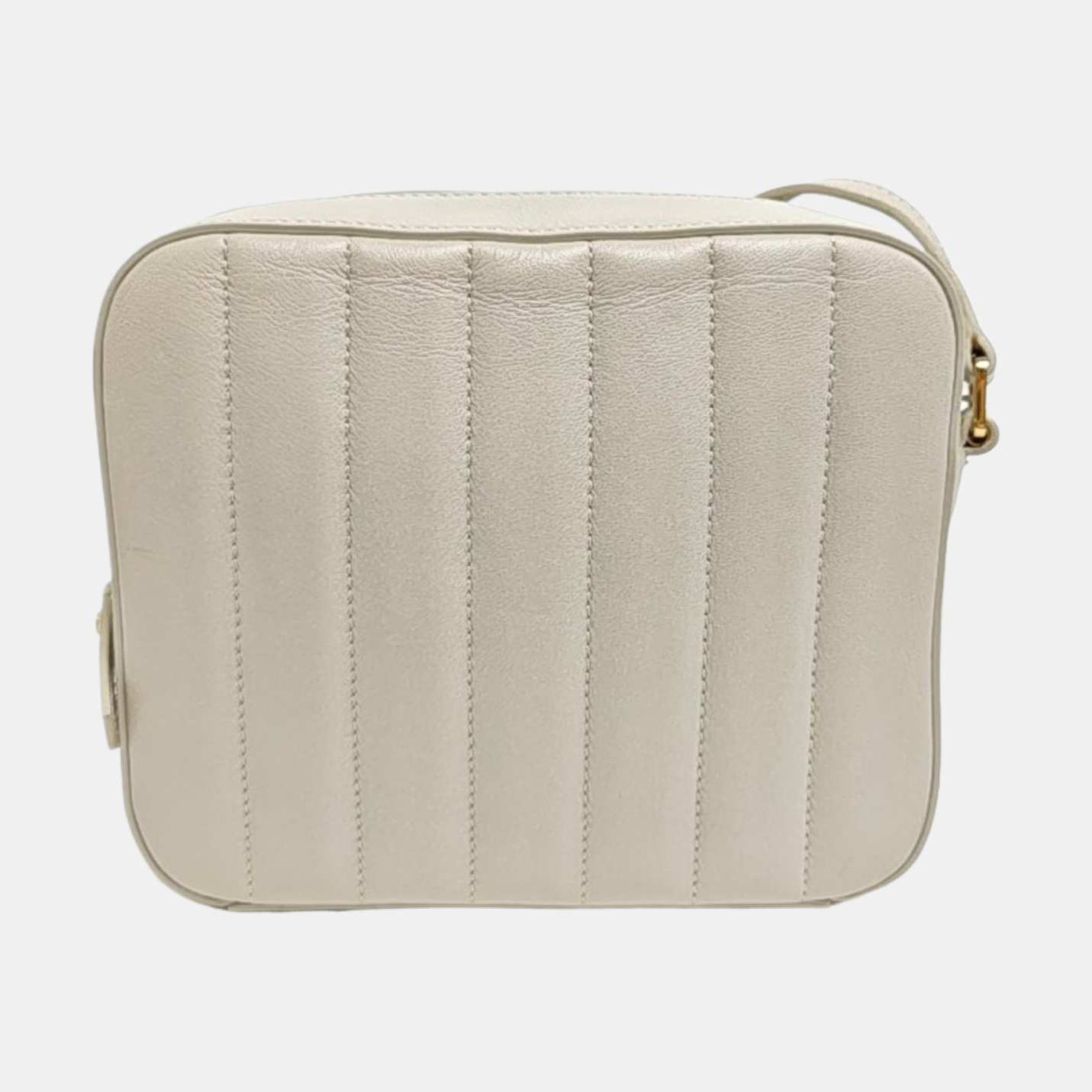 VICKY Quilted Calfskin White