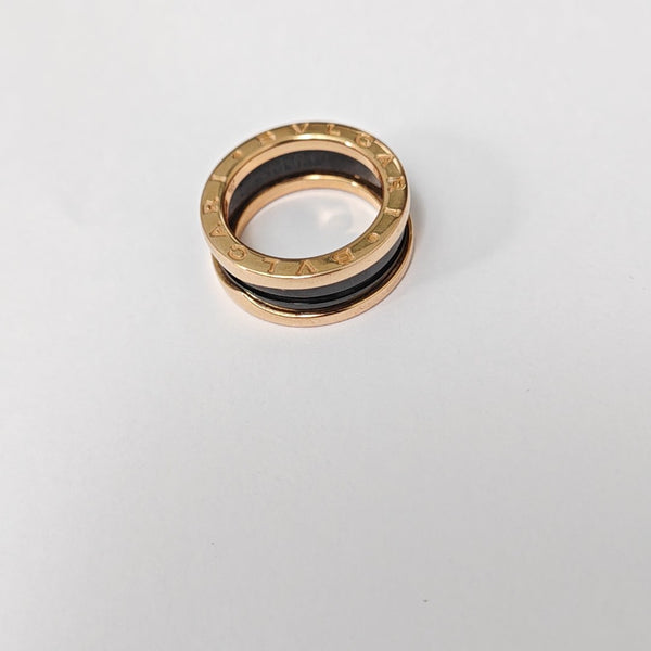 B.ZERO1 18k Rose Gold Ring EU 51