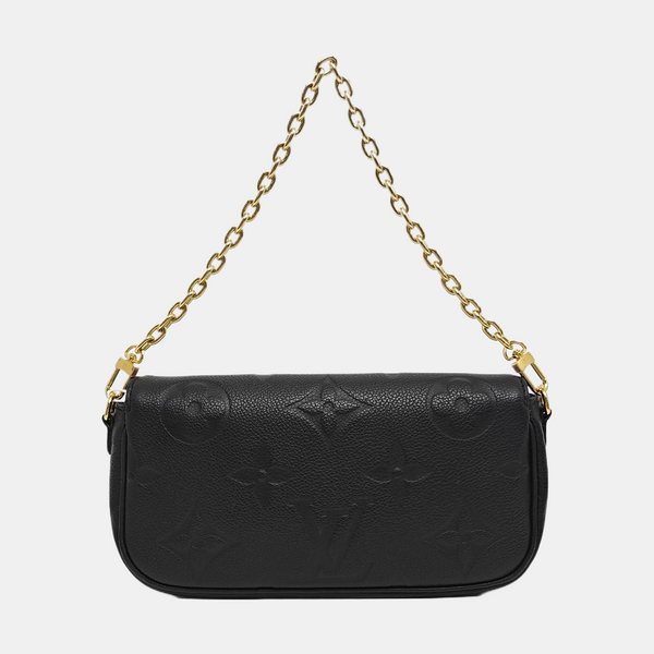 IVY Monogram Calfskin Black