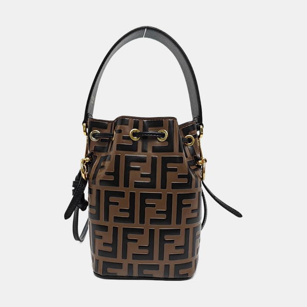 Mon Tresor Mini Monogram Calfskin Brown