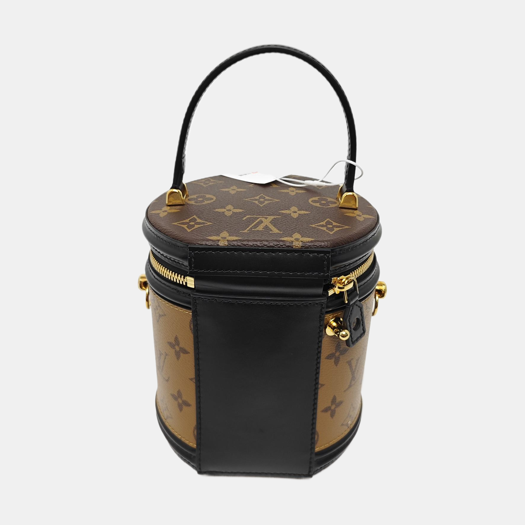 CANNES PM Monogram Coated Canvas Brown