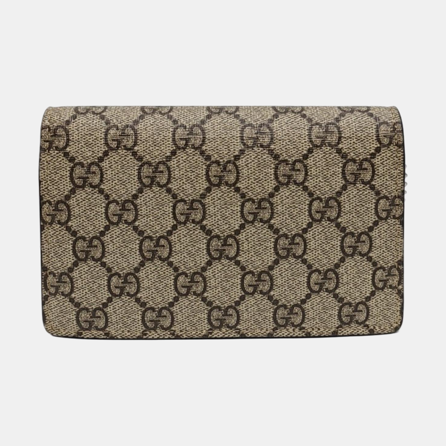 Dionysus Super Mini Monogram Coated Canvas Beige