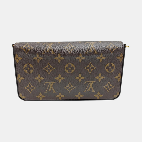 FÉLICIE Monogram Coated Canvas Brown