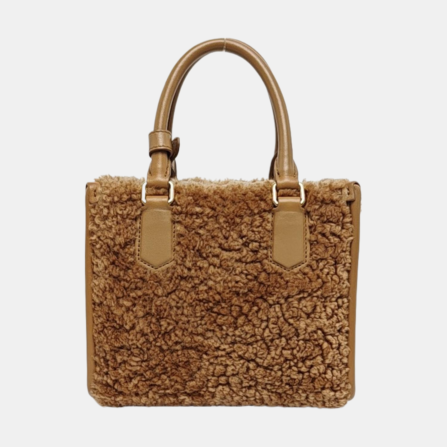 Fabric Shoulder Bag Brown