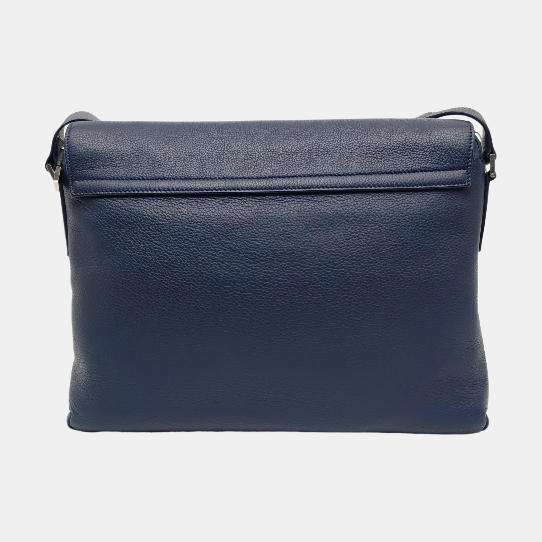 Calfskin Shoulder Bag Blue