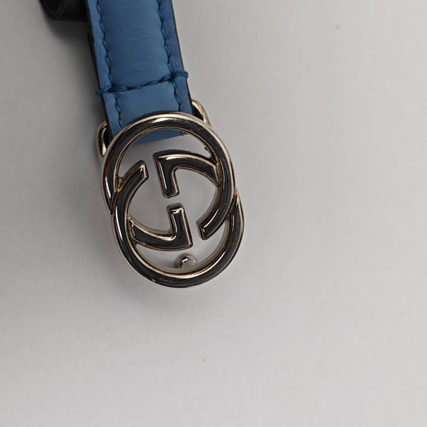 Leather Belt Blue