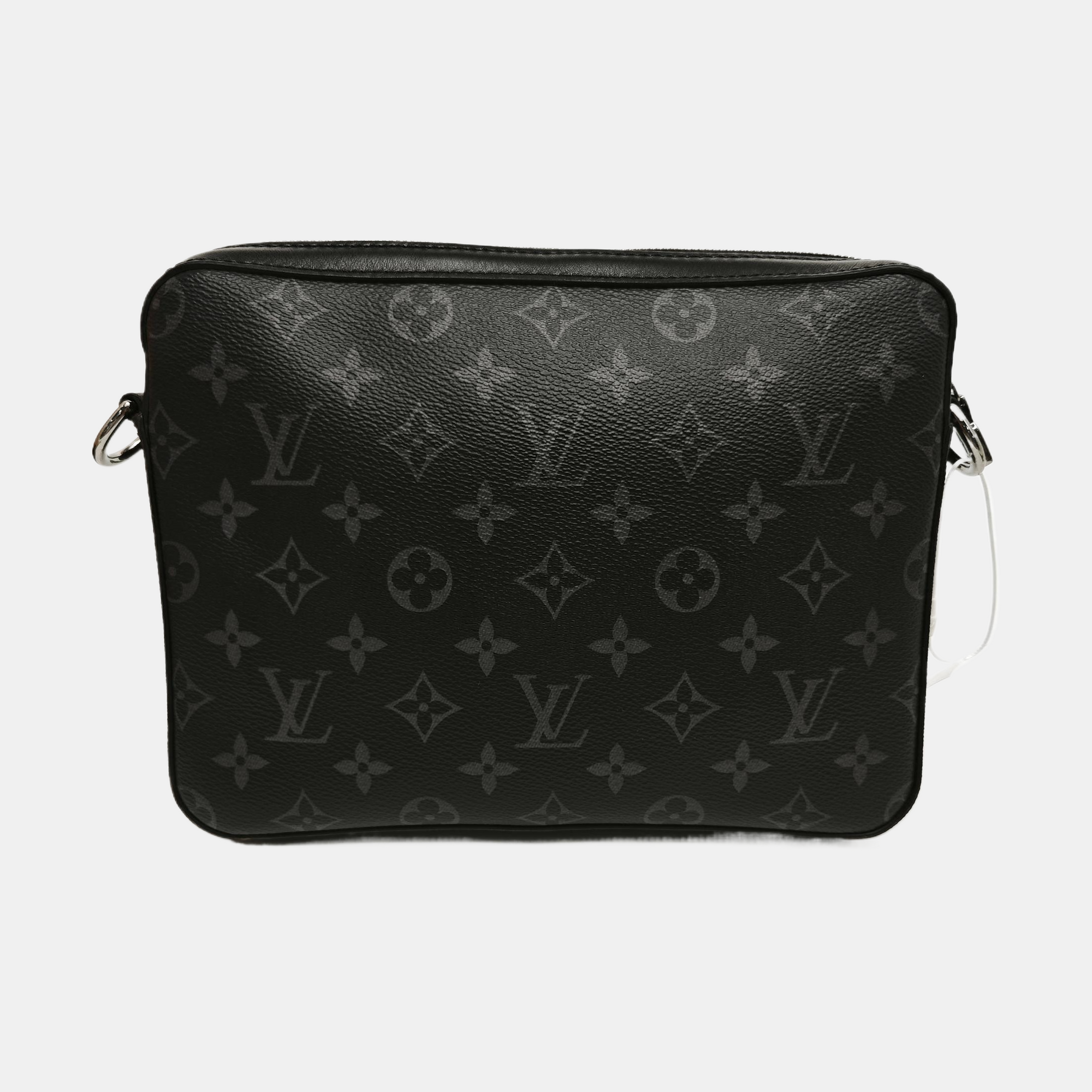 TRIO Monogram Coated Canvas Gray
