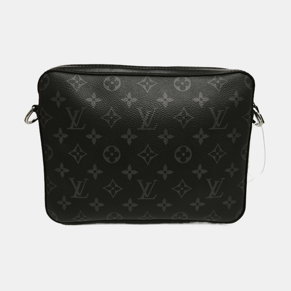 TRIO Monogram Coated Canvas Gray
