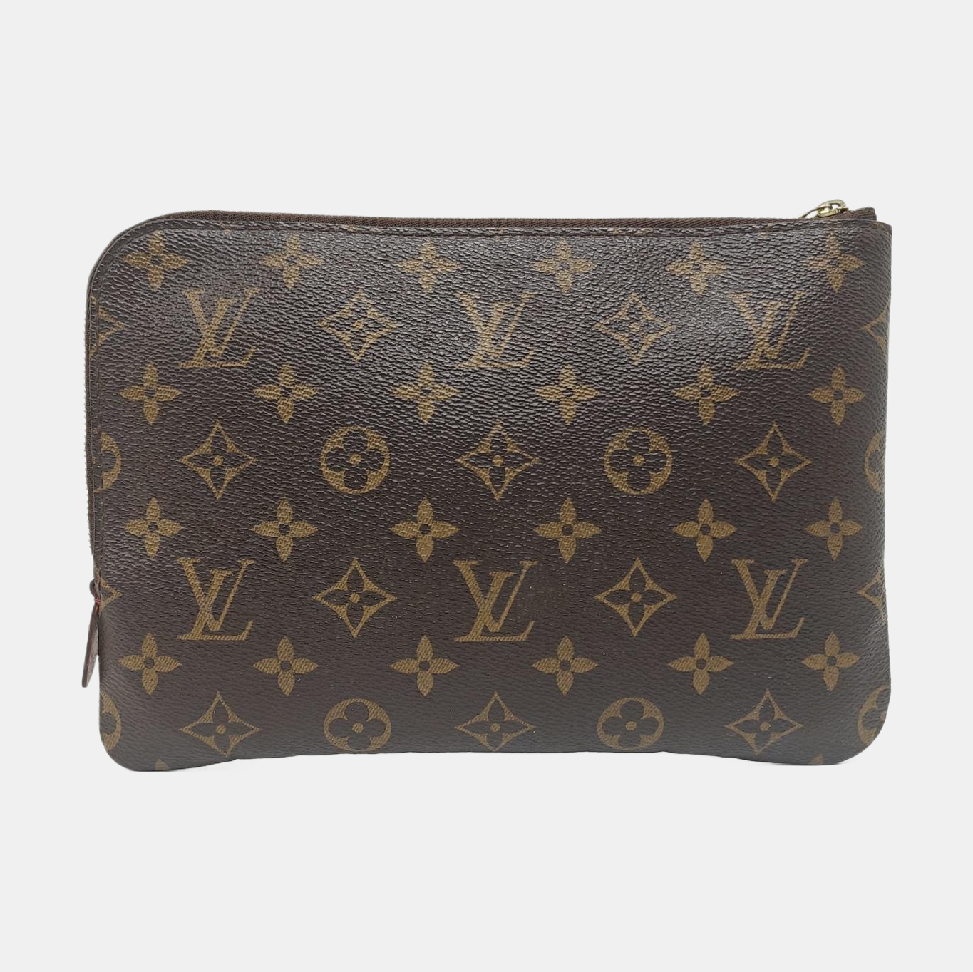 Etui Voyage PM Monogram Coated Canvas Brown