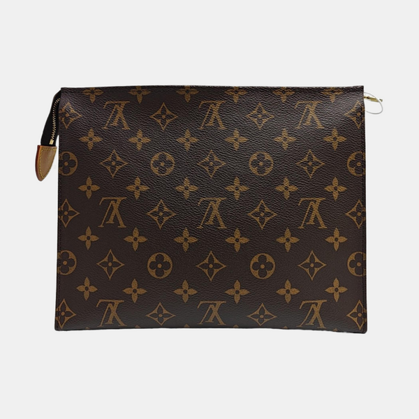 TOILET POCKET 26 Monogram Coated Canvas Brown