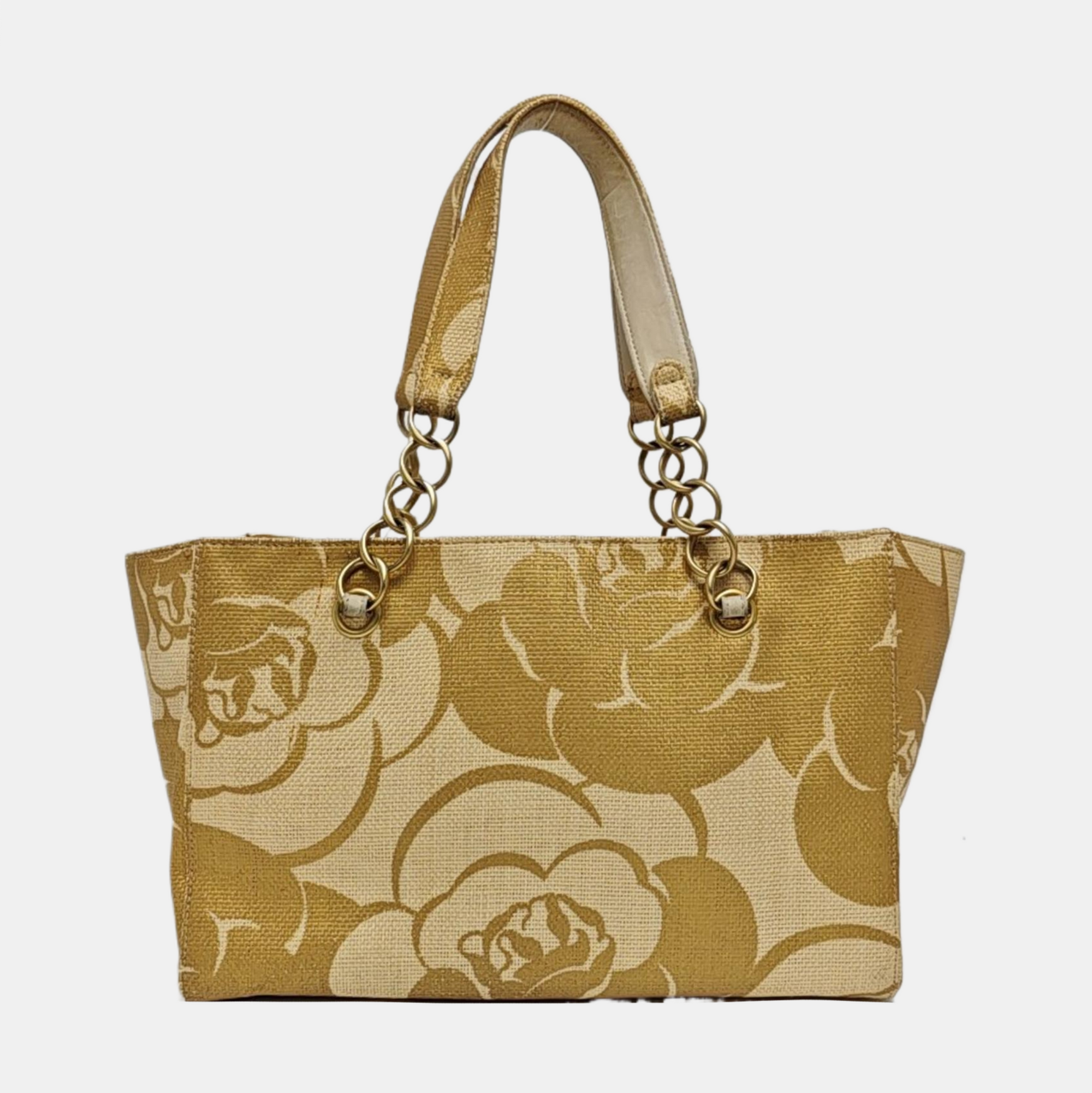 Straw Tote Bag Yellow