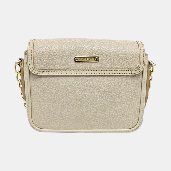 Calfskin Crossbody Bag Beige