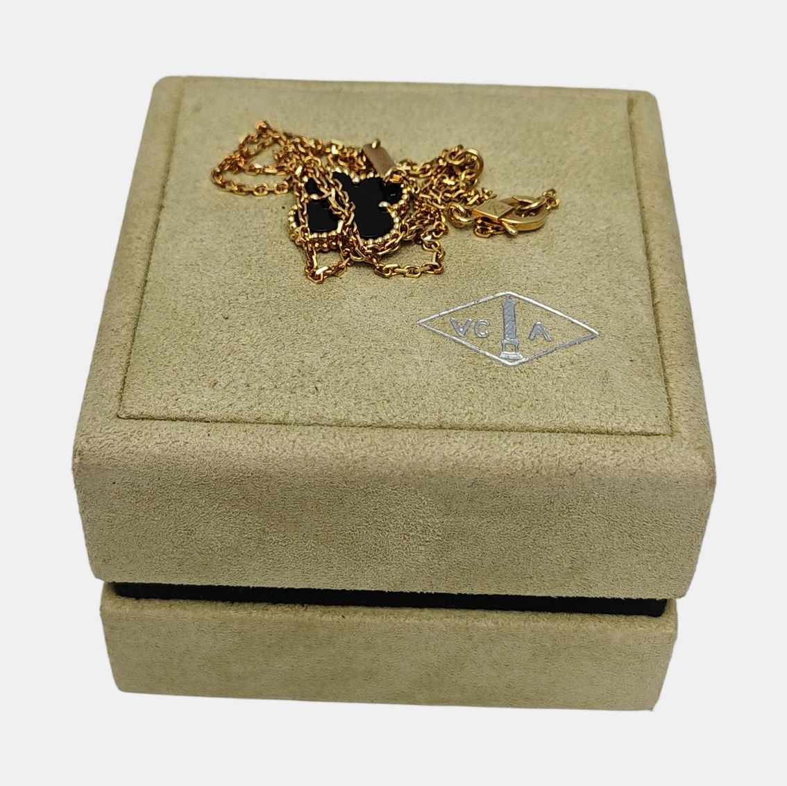 Vintage Alhambra 18k Gold Necklace