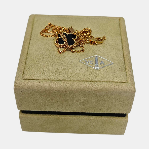 Vintage Alhambra 18k Gold Necklace