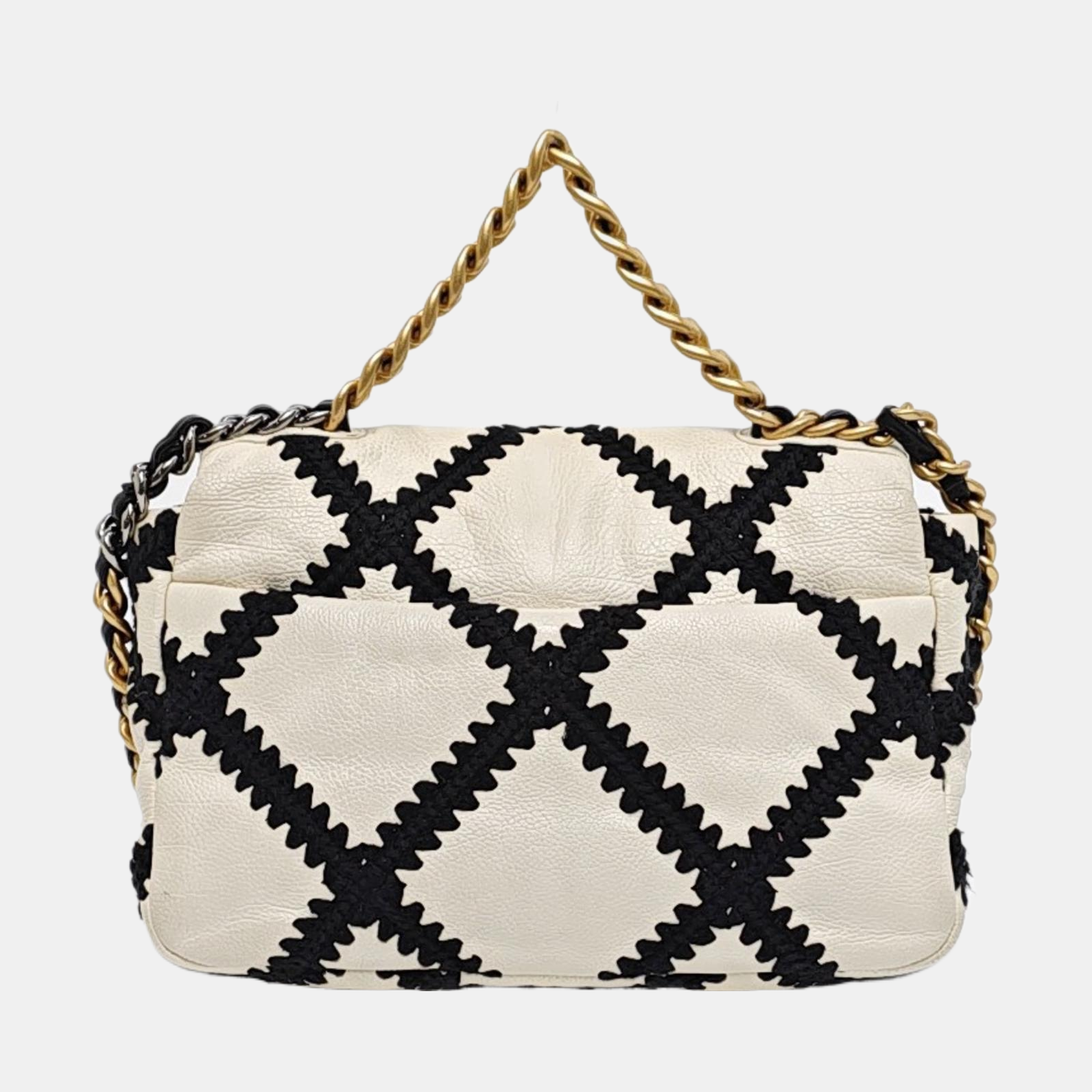 CHANEL 19 Pequeño Piel de Becerro Acolchado Multicolor