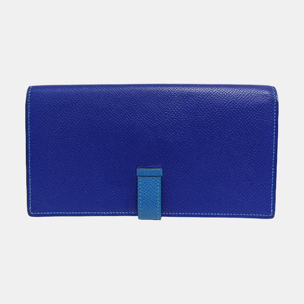Bearn Medium Epsom Blue Wallet
