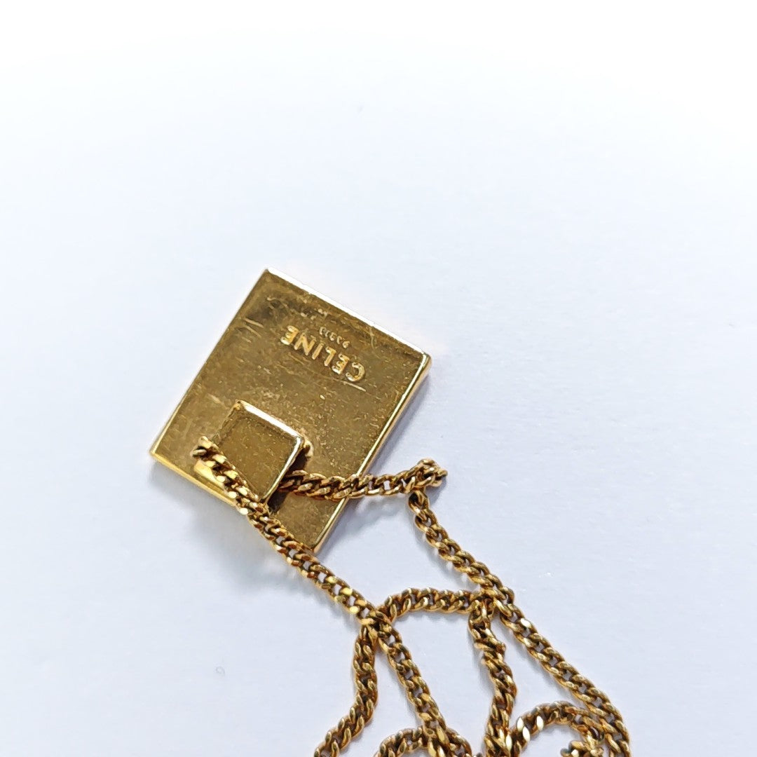 ALPHABET Brass Gold Necklace