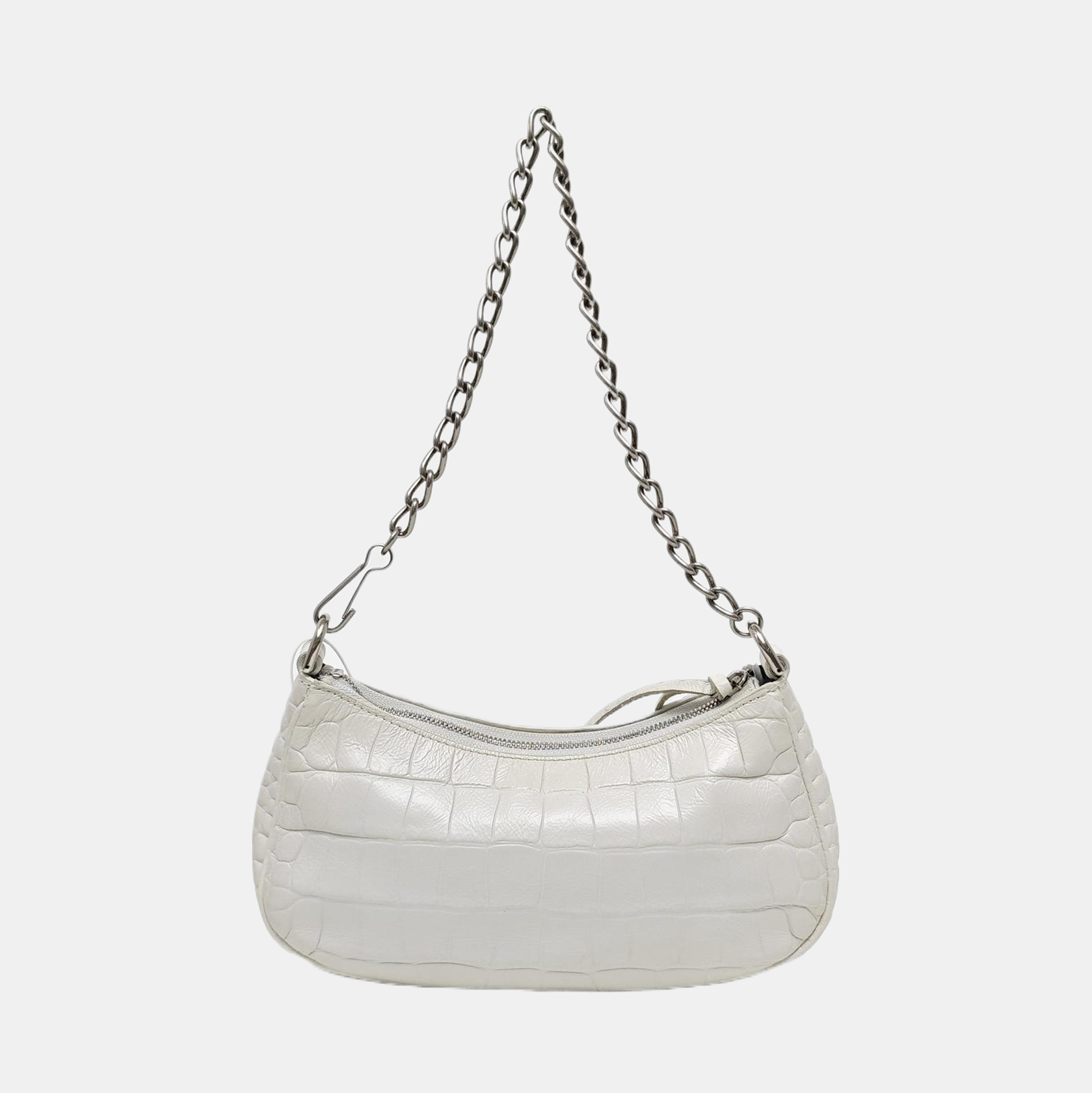 Le Cagole Mini Calfskin White
