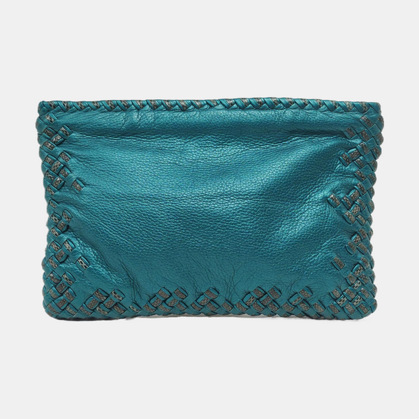 Calfskin Clutch Blue