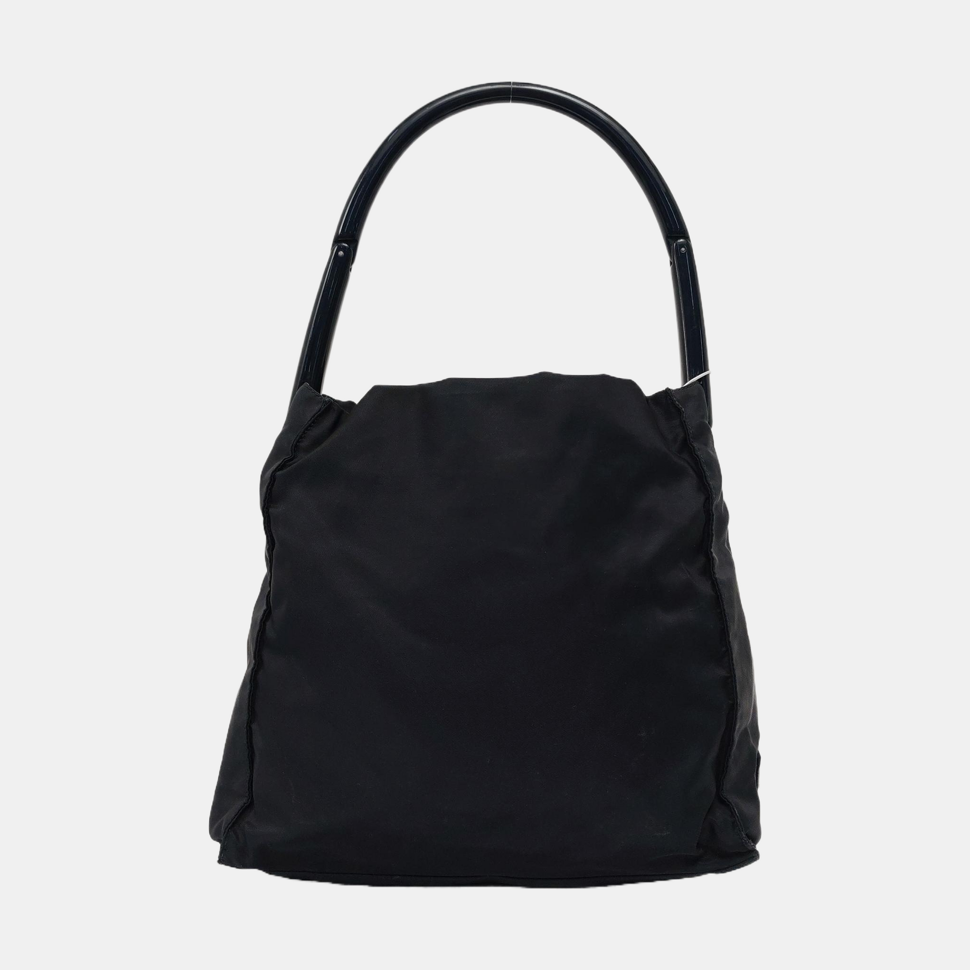 Nylon Tote Bag Black