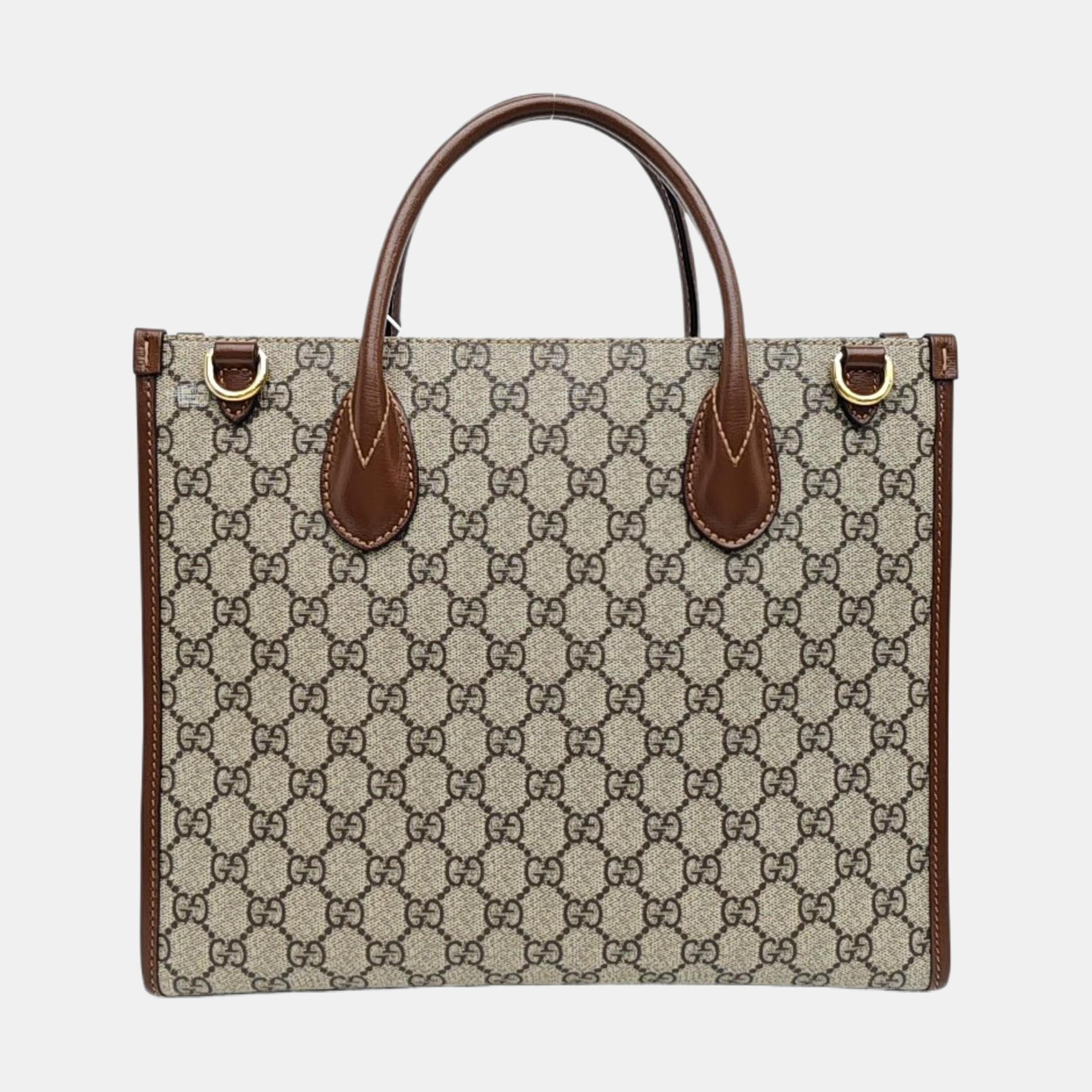 Retro Small Monogram Coated Canvas Brown