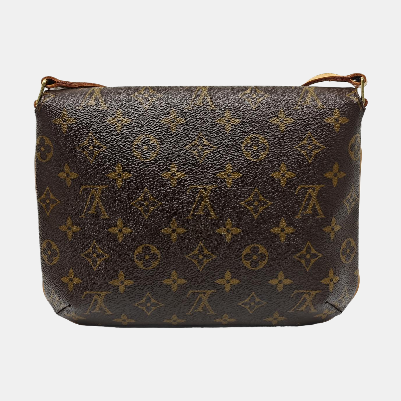 MUSETTE TANGO Monogram Coated Canvas Brown