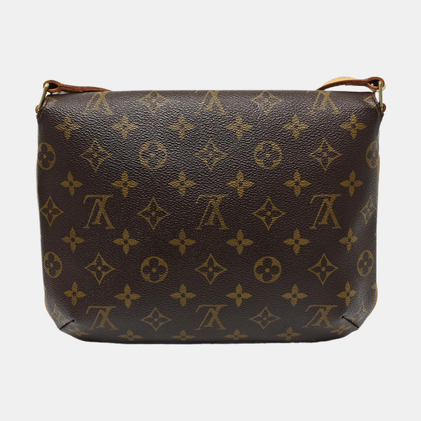 MUSETTE TANGO Monogram Coated Canvas Brown